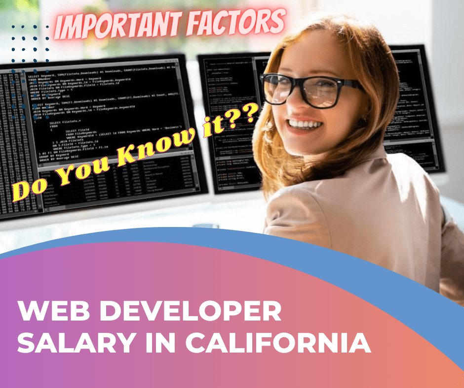 Important Factors About Web Developer Salary In California